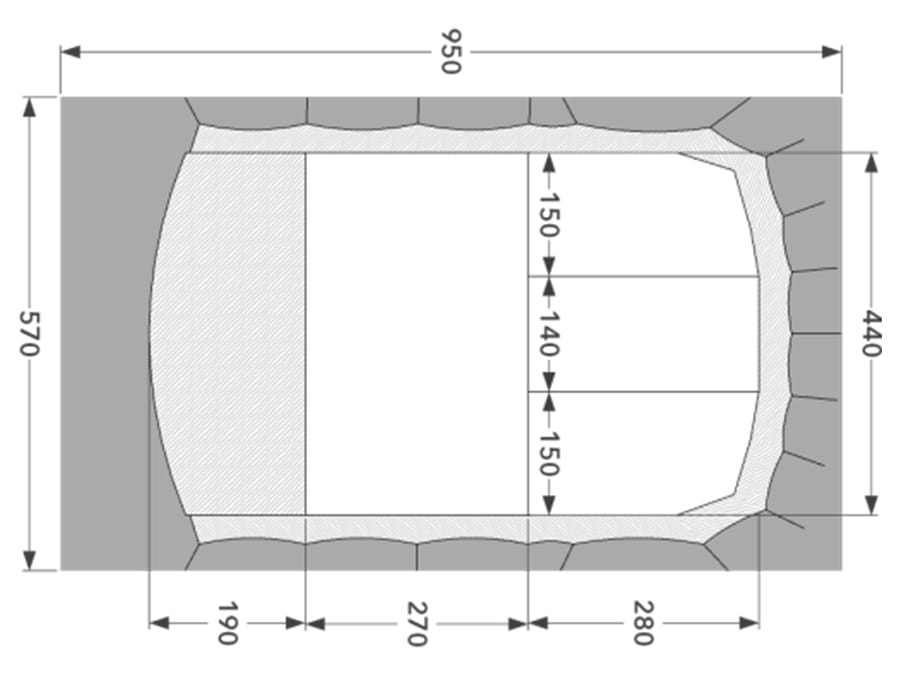 Camping Les Trexons ruime kampeerplek