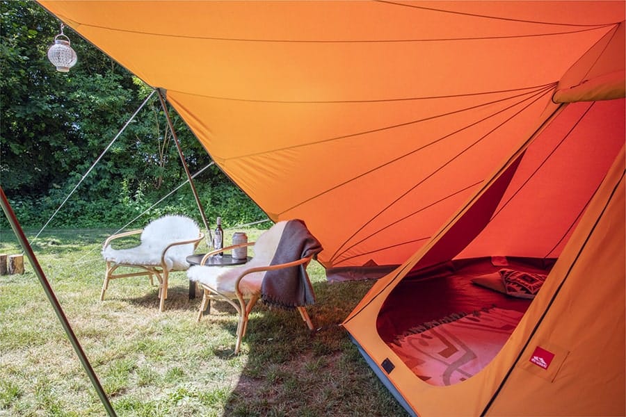 Camping Les Trexons Giant Fir ingericht